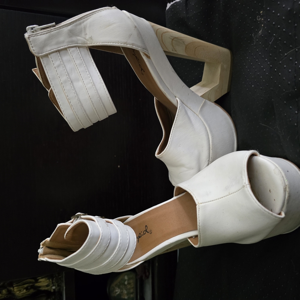 Elegant White Women's Heels